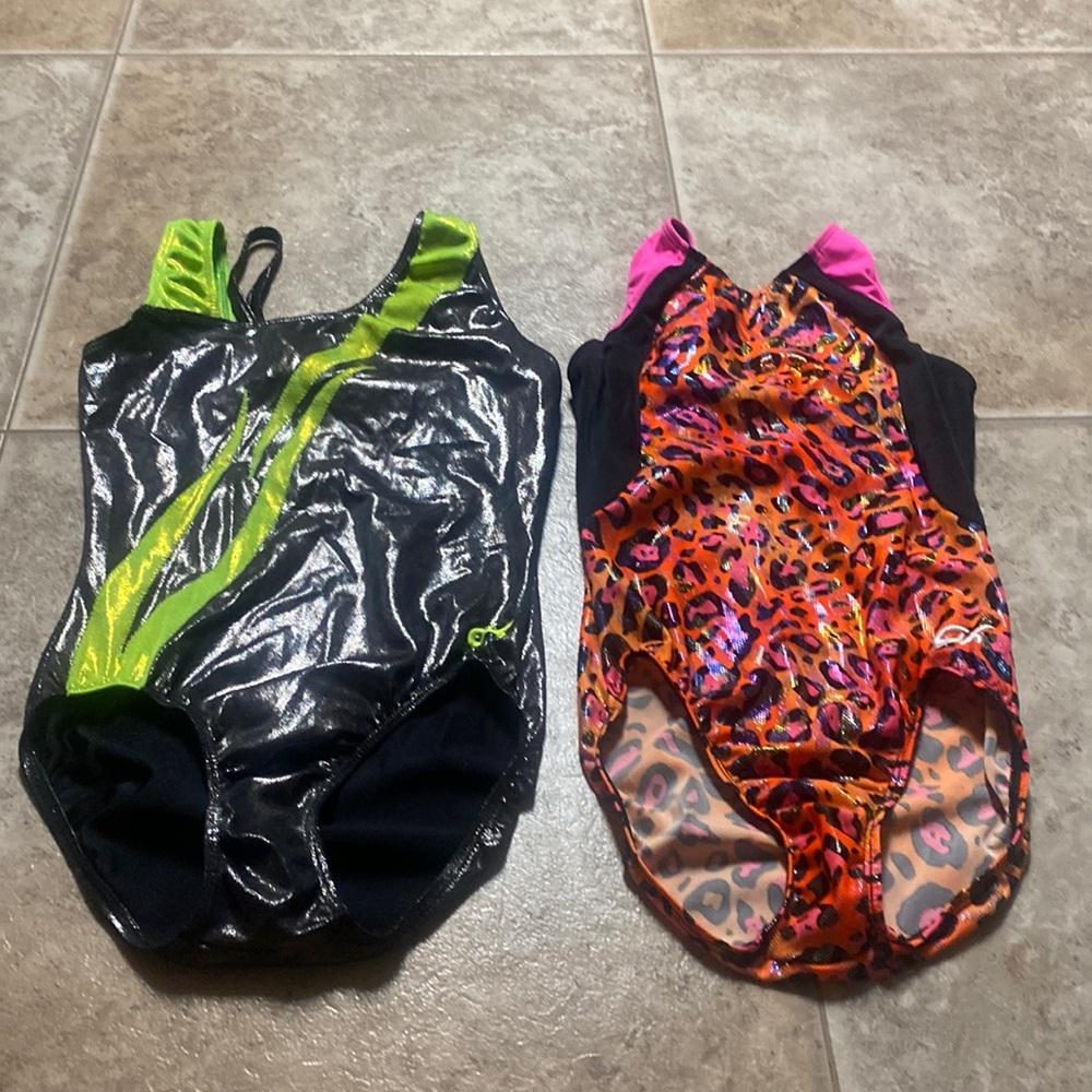 Gymnastics leotards.